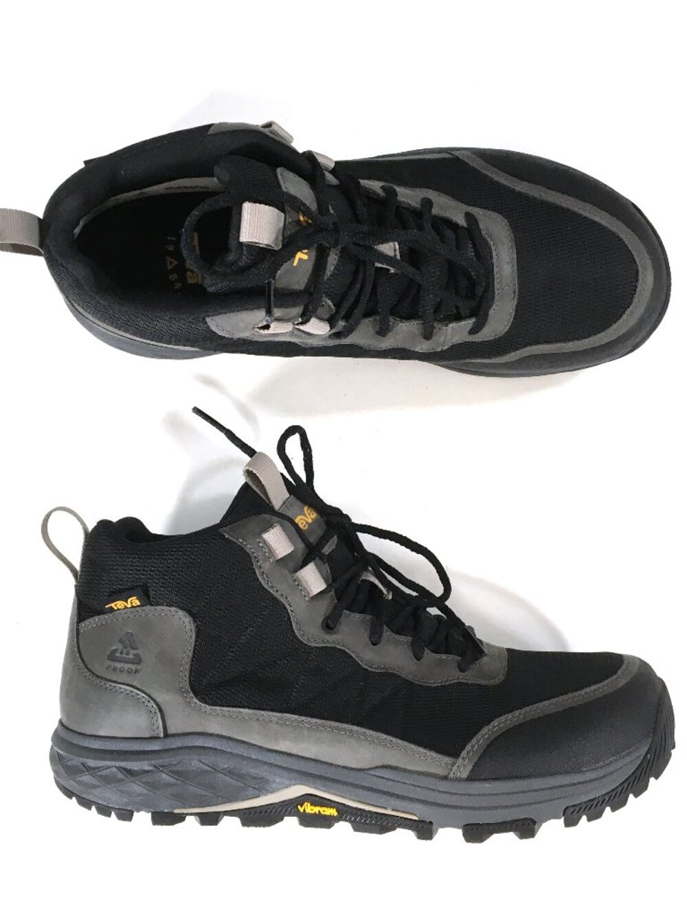 Teva Ridgeview Mid RP Hiking Boots Mens Size 11.5 Black Gray 1116626